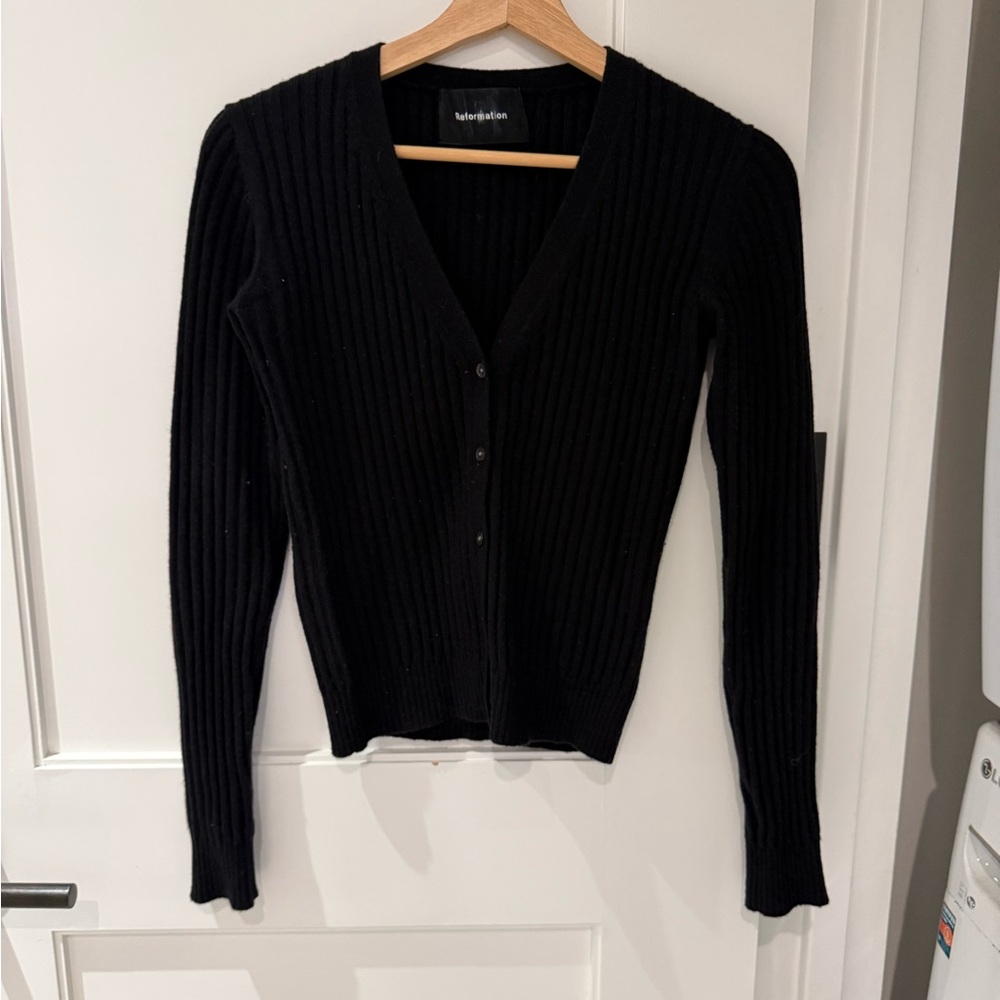 Reformation cashmere cardigan